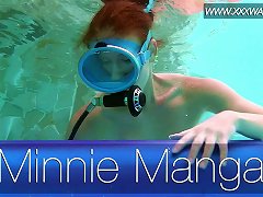 Free Porn Lusty Hungarian Diver With Natural Tits Minnie Manga Masturbates In Pool