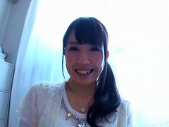 Free Porn Cute Japanese Teen Babe Gets Her Pussy Toyed With And Sucks Cock